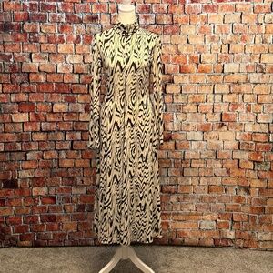 Proenza Schouler White Label Animal Print Midi Dress – Size Small